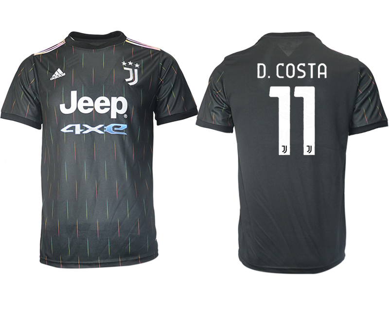 Cheap Men 2021-2022 Club Juventus away aaa version black 11 Soccer Jersey
